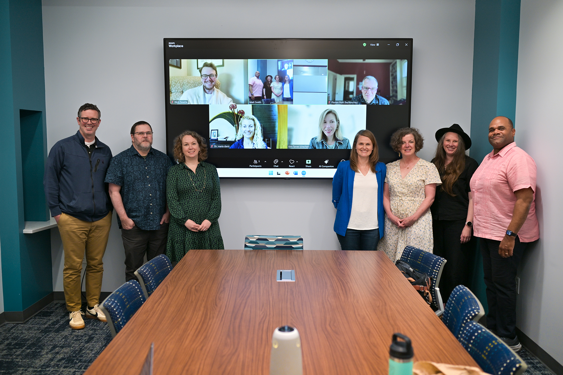 Teagle grant planning meeting and team