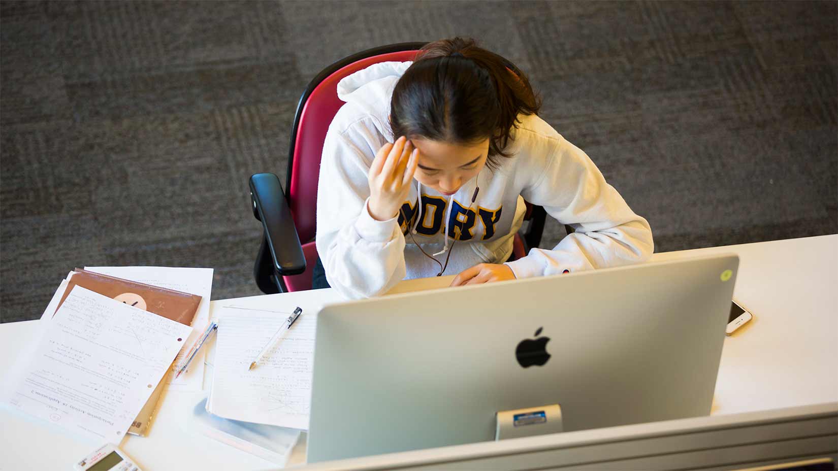 The Oxford library serves students as a space to study, relax, and recharge.