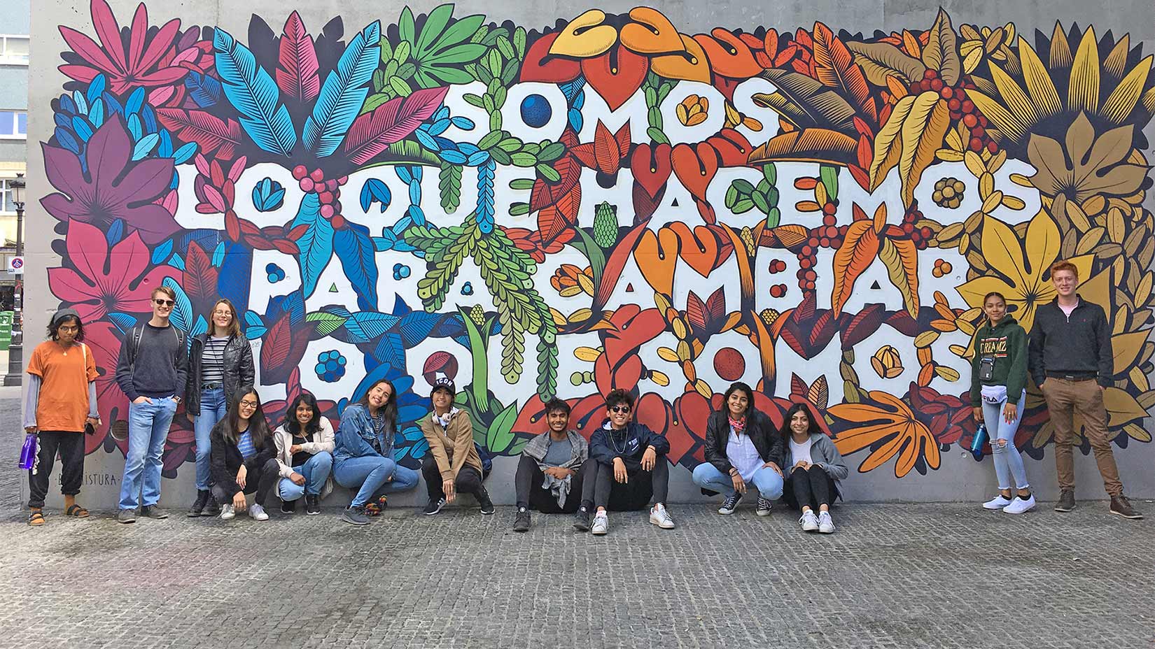 a group of Oxford College students recently traveled to Spain to study global political economy.