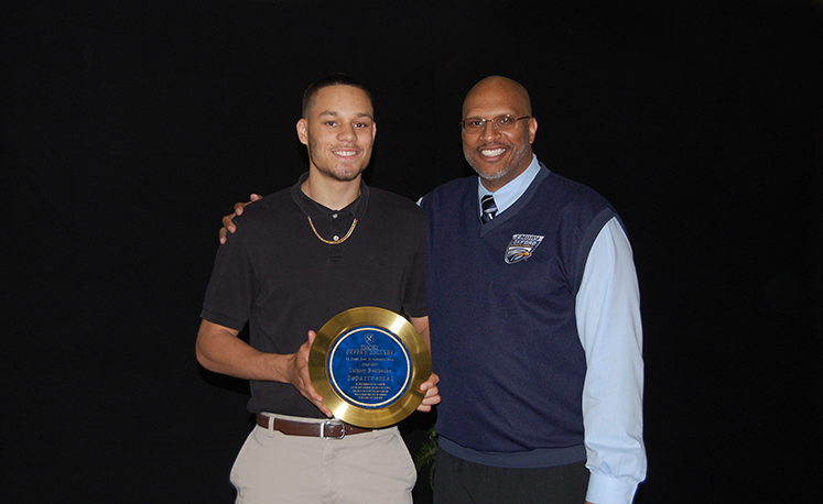 Oxford student athletes receive recognition at a recent awards ceremony.