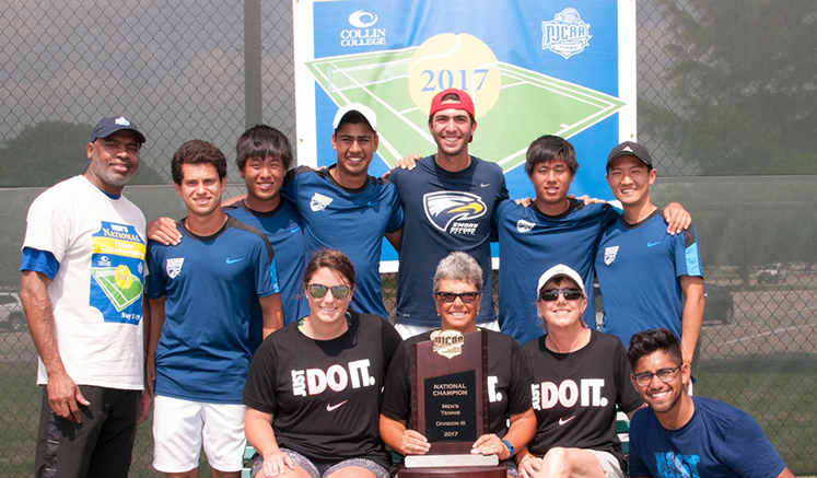 The Oxford's men's tennis team won the NJCAA Division III tournament for the third year in a row. 