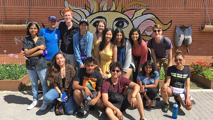 Students traveled for 10 days throughout Spain.