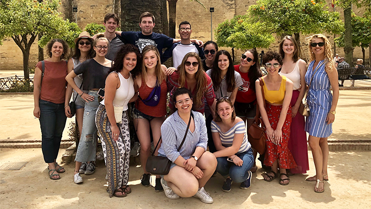 Students traveled throughout Spain.