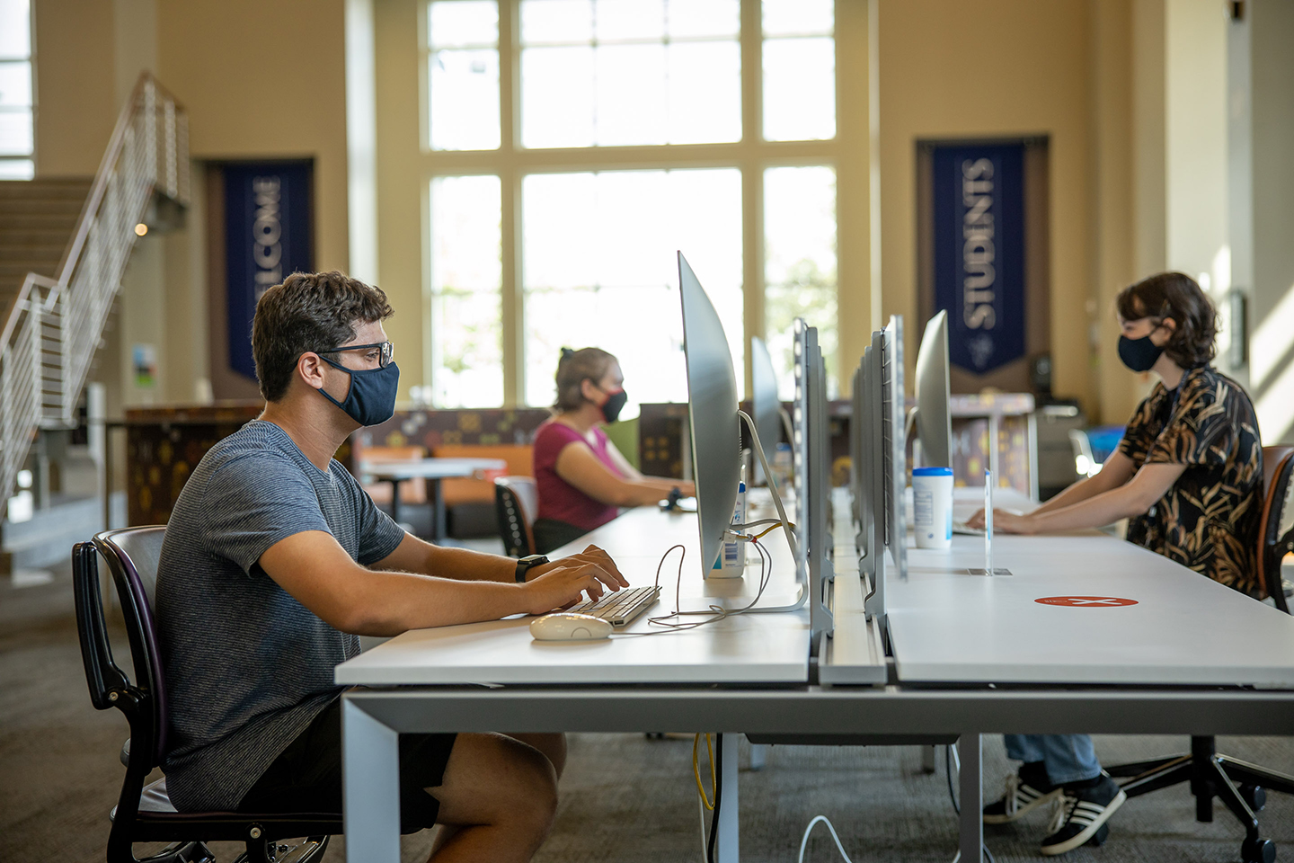 Students in the Oxford Library