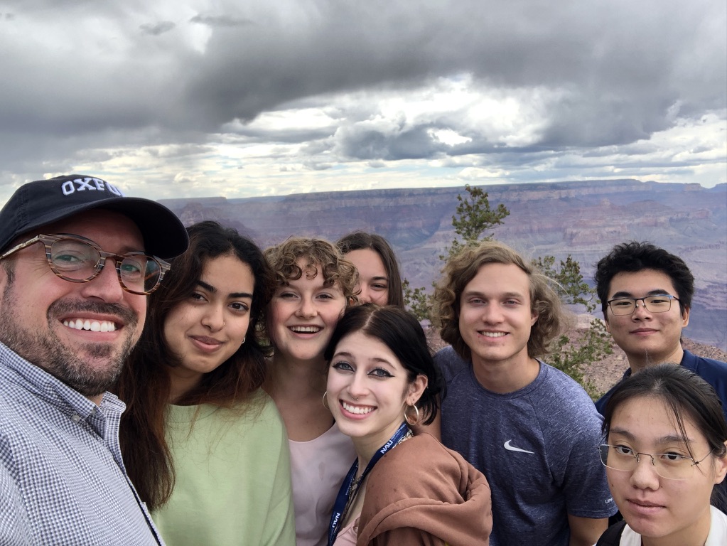 Jack Hardy and students