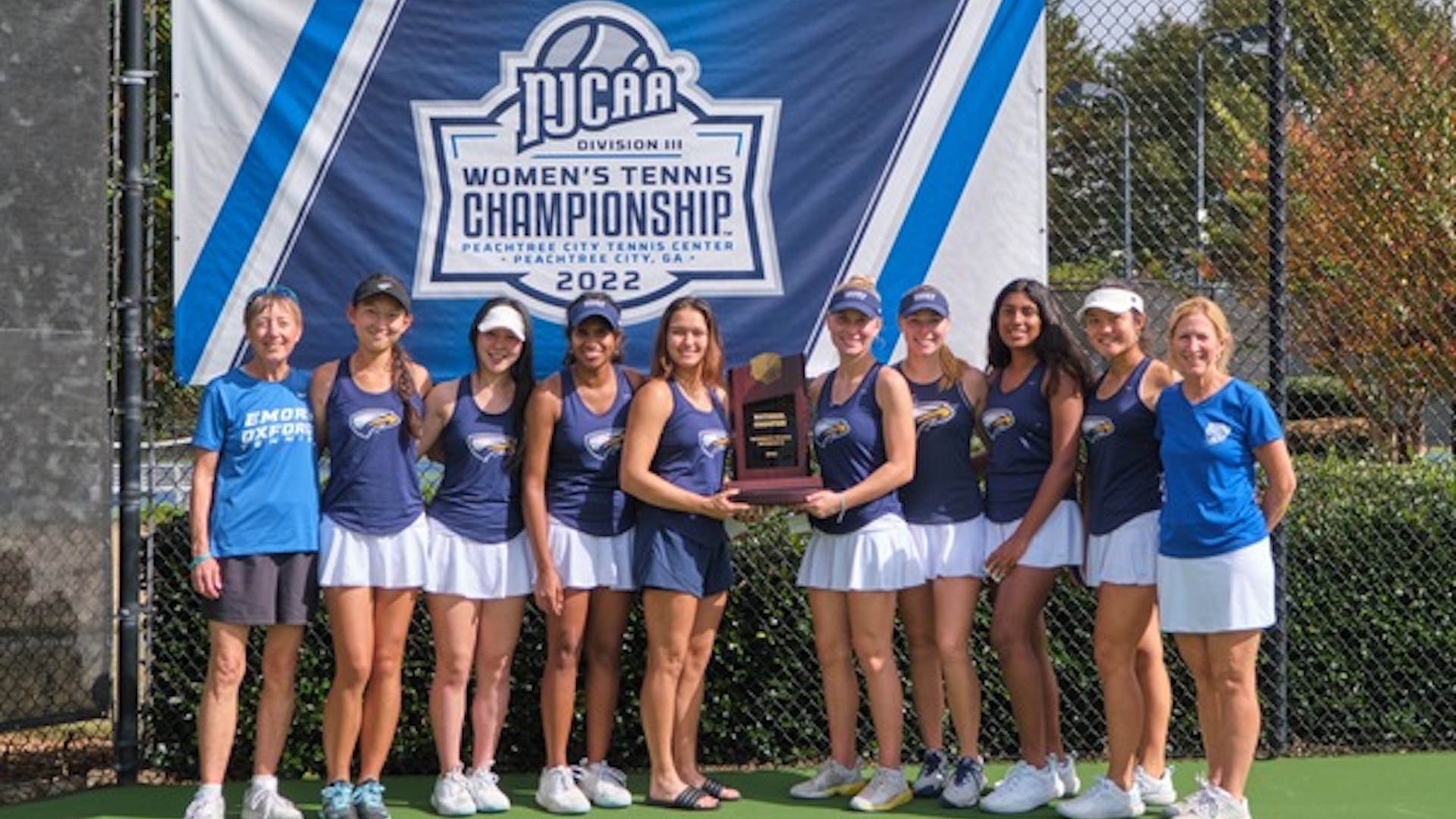 The Oxford Women's Tennis Team are National Champions