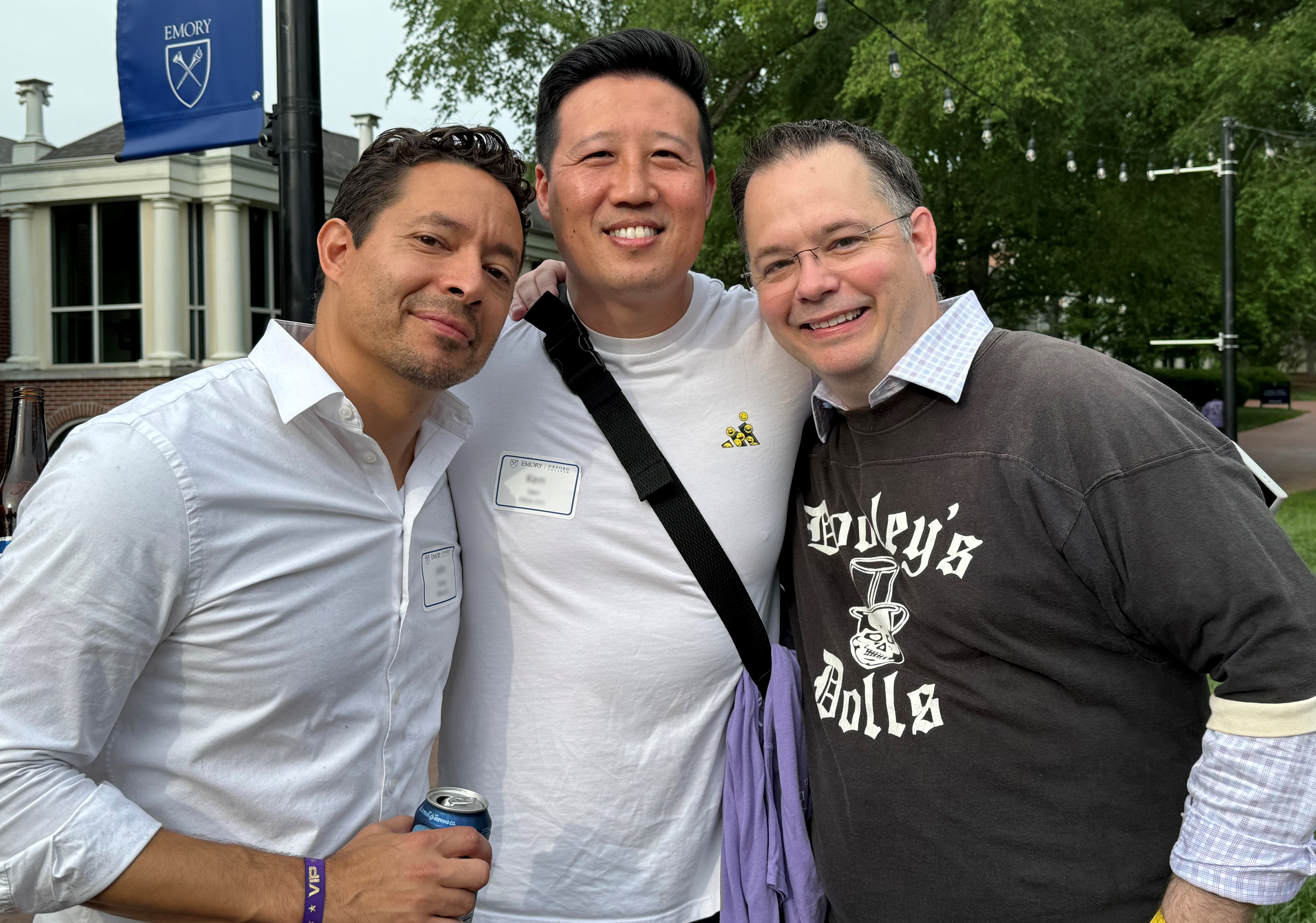 Chris and former classmates reunite.