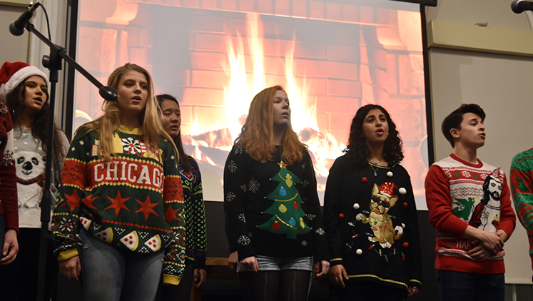 Oxford's student a cappella group at their concert