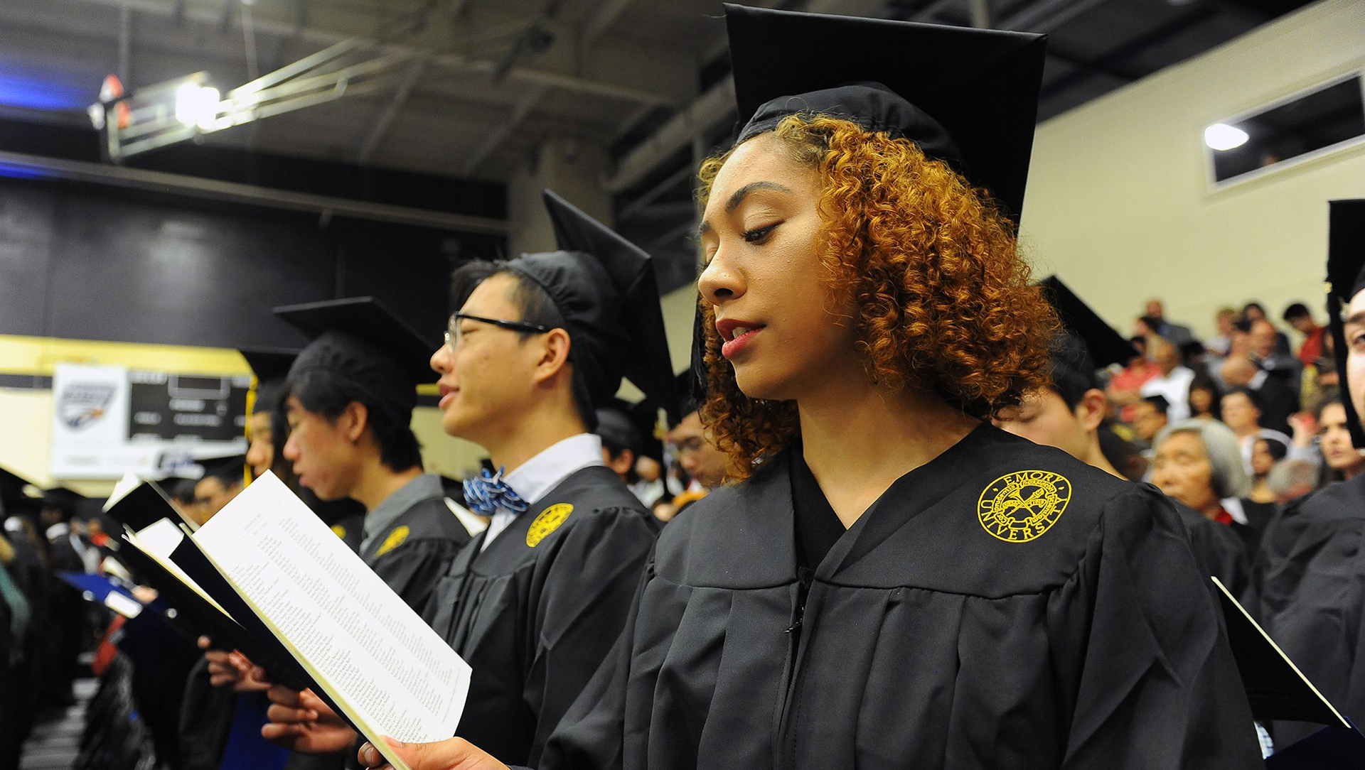 Students at Oxford Commencement